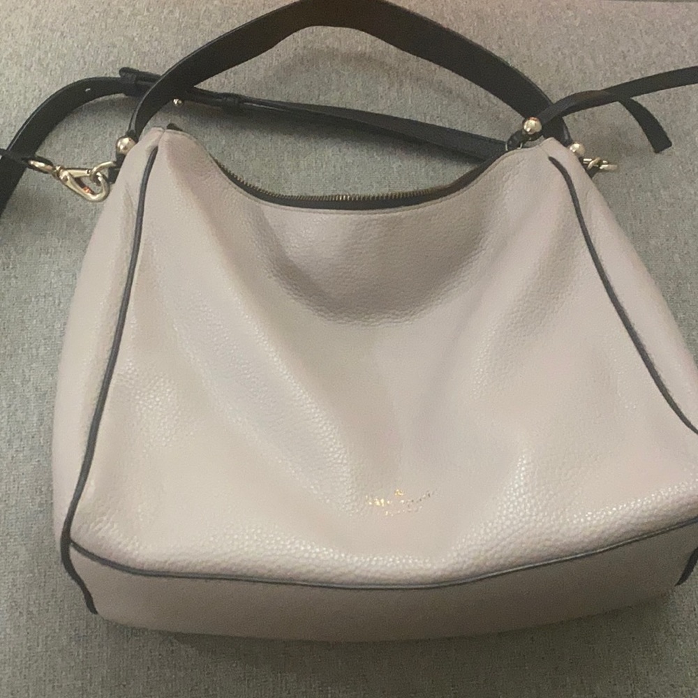 Cream Kate Spade bag